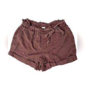 💕 Women’s Aerie wine colored lounge shorts in size small, excellent condition